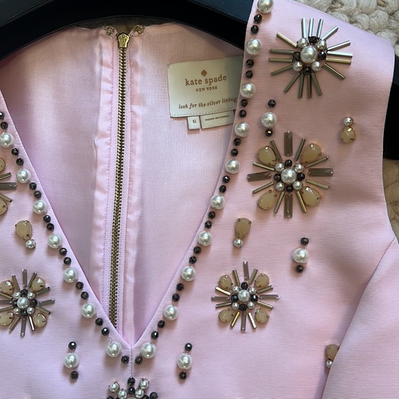 Kate Spade | Pink Pearl Dress | Size 6 - Picture 3 of 5